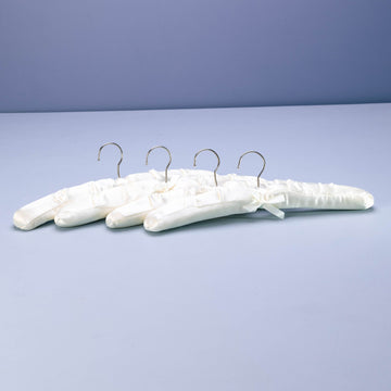 Padded Satin Hangers 4 Pcs