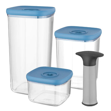 BergHOFF 4-pc set vacuum food containers