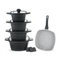 11 Pieces Set Cube Die-Cast Granite