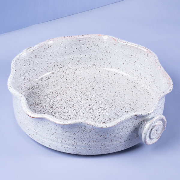 Pottery White Tajin 30 cm
