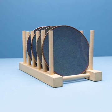 Brown Plates Holder