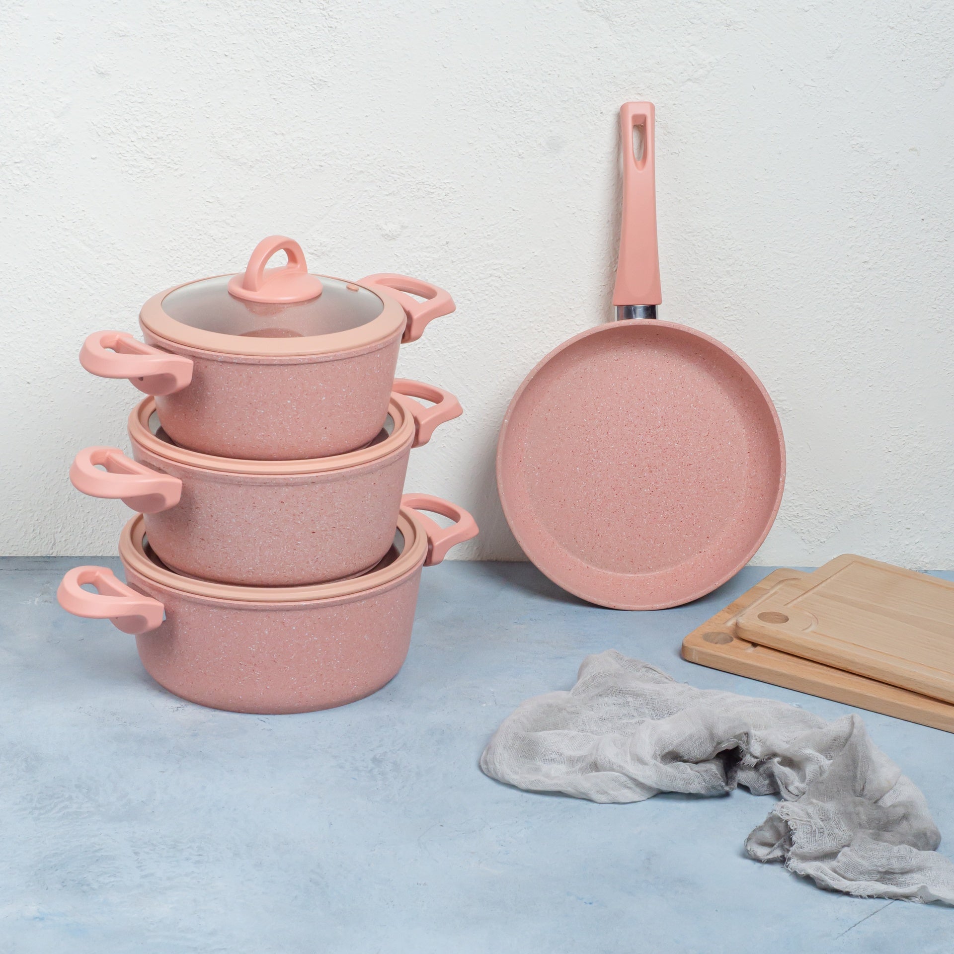 Pieces Set Bio Granite Pink – HomePro - Main Image