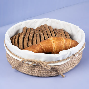CottonNest Macrame Storage with Inner Cover