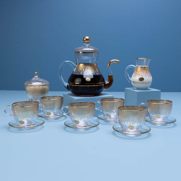 Golden Veil Tea Set