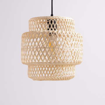 Rattan Glow Pendant