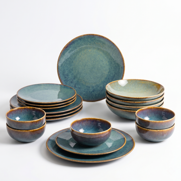 Porcelain Emerald Green Set — HomePro Egypt
