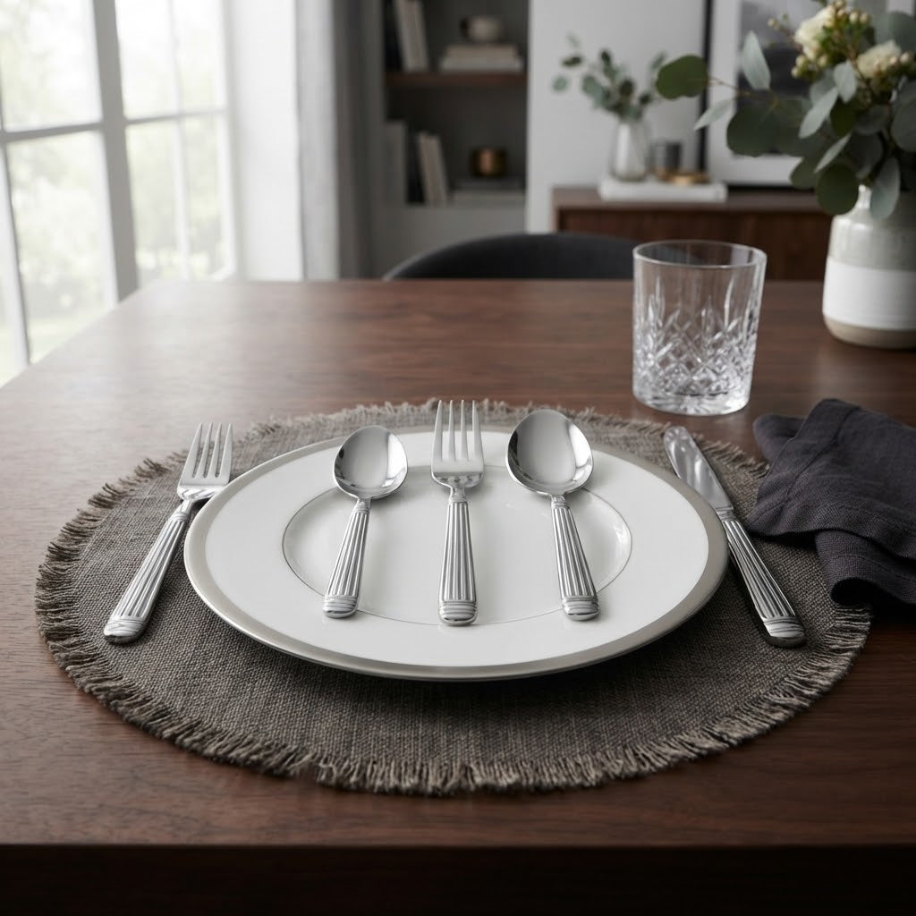 30-Pieces Elegance Silver Cutlery Set — HomePro Egypt (view 3)