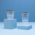 Golden Twin Gilded Glasses Set