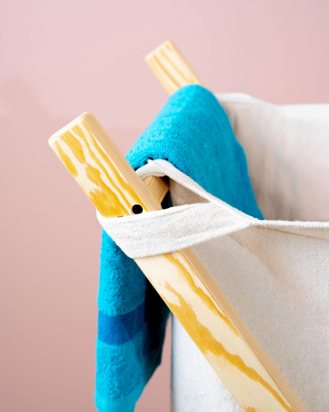 Wood Foldable Laundry Basket