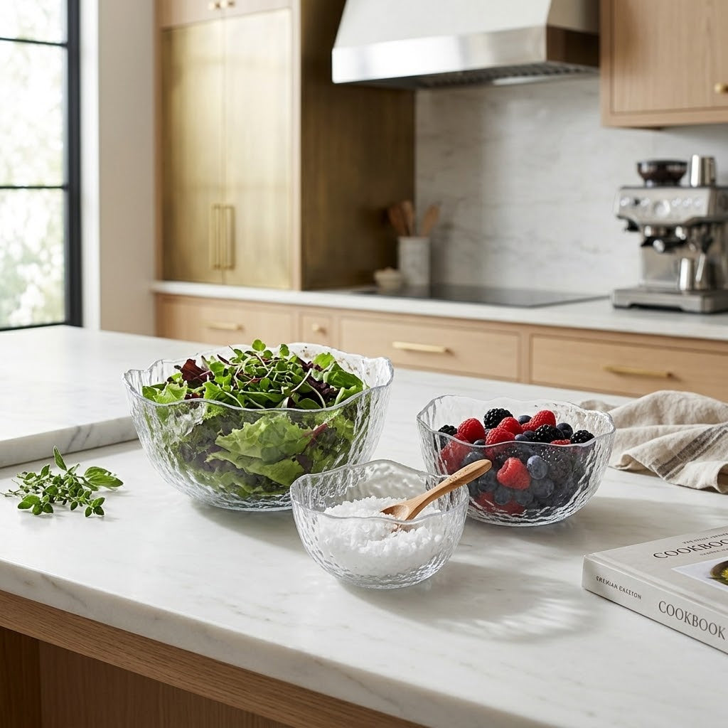 FreshNest 3-Piece Glass Bowl Set — HomePro Egypt (view 1)