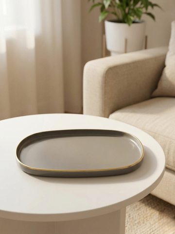 The Lunar Golden Serving Platter