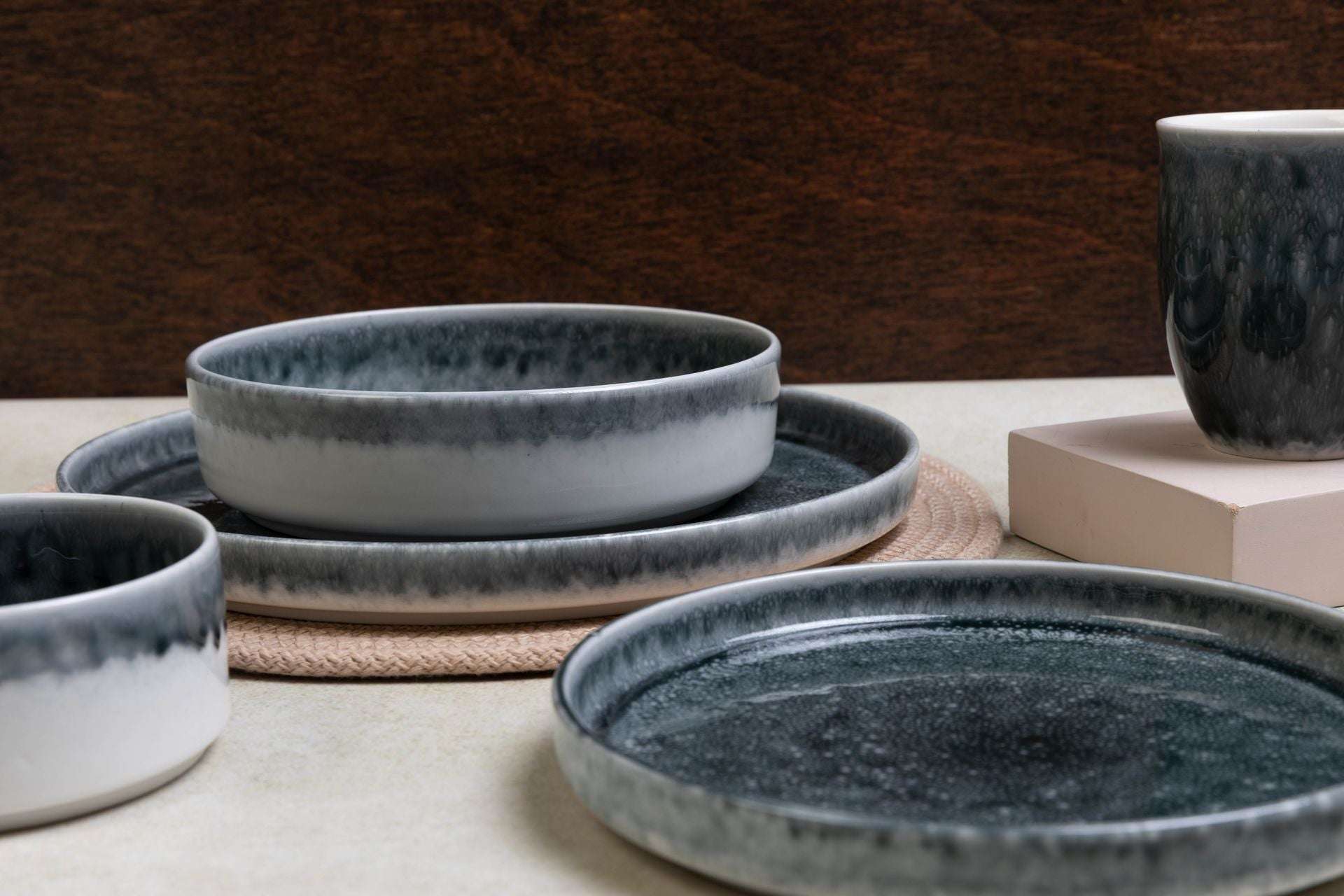 Aqua Mist Dinner Set