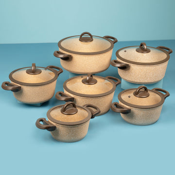 Beige Granite Casserole