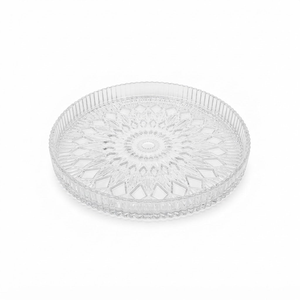 Perfect Serving Glass Plate — HomePro Egypt