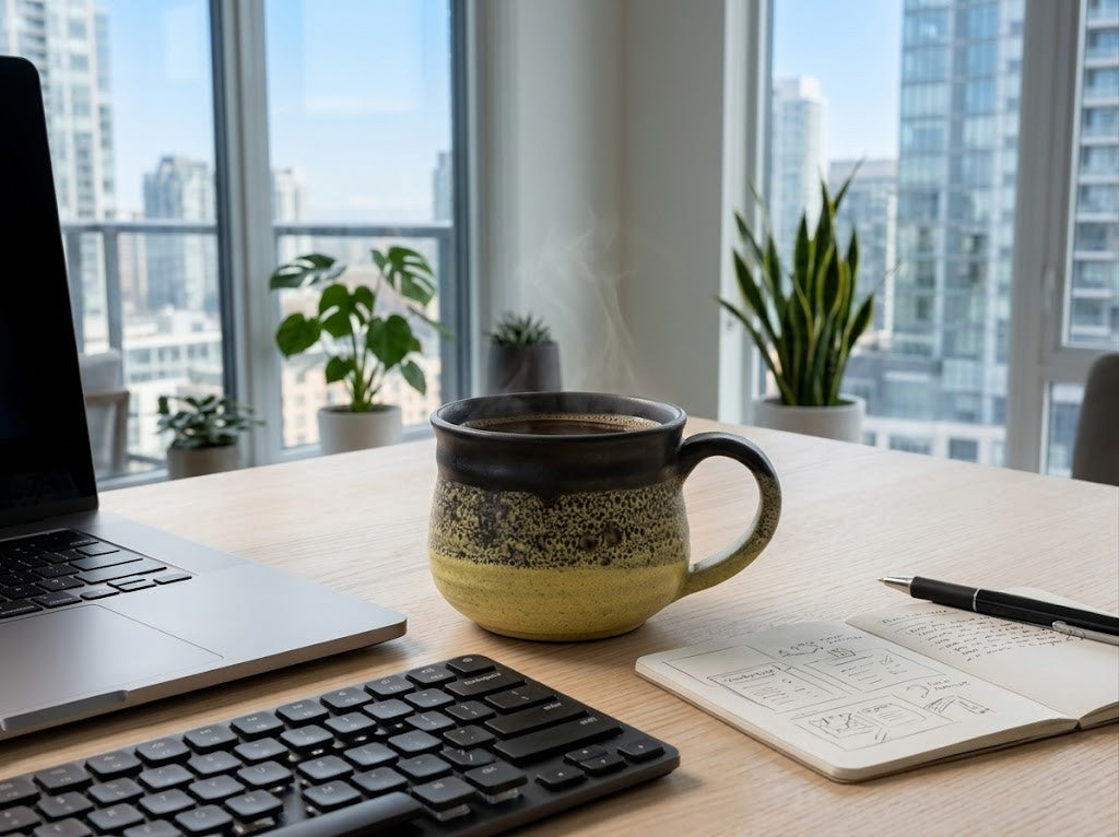 Speckled Earth Pottery Mug
