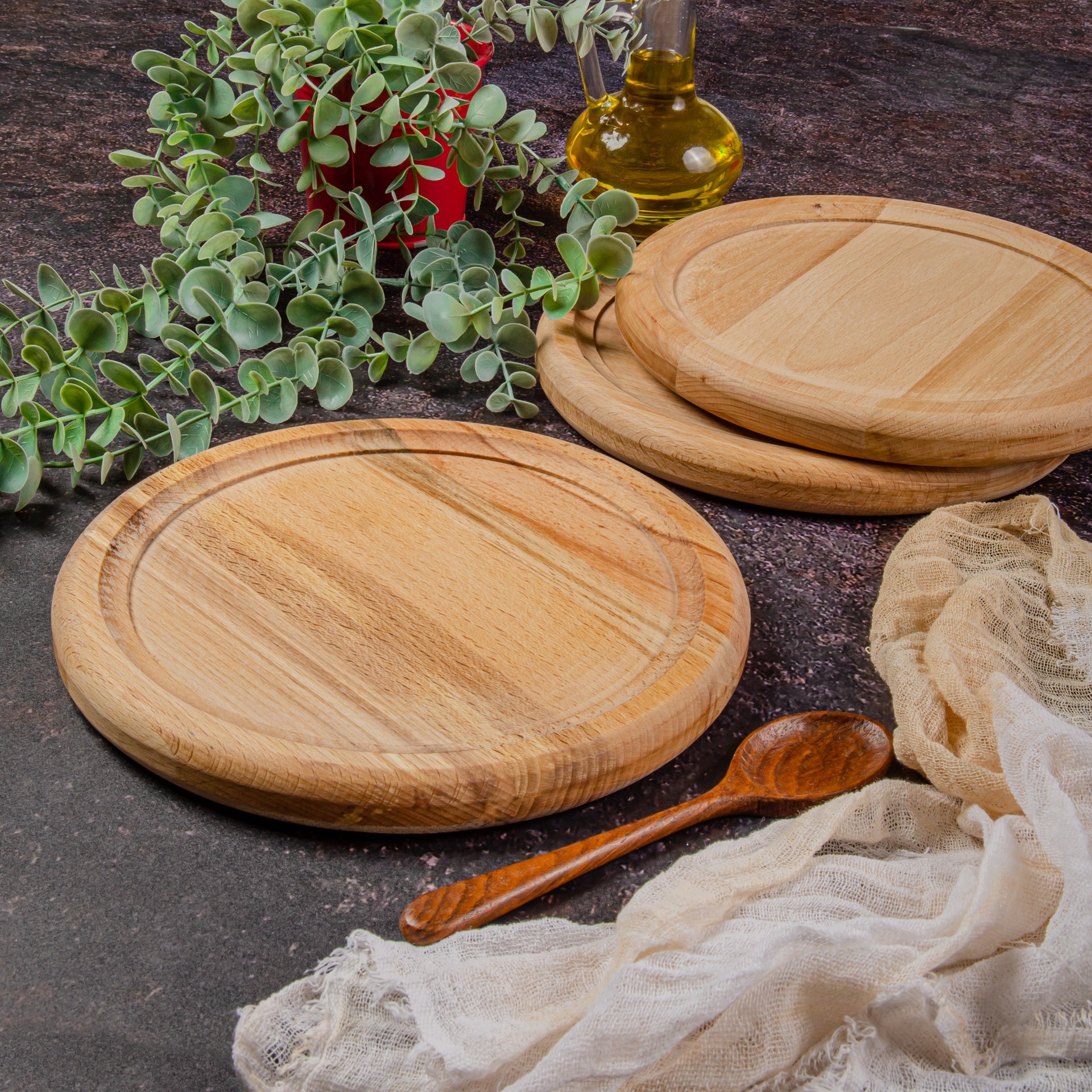 Wooden Dinner Plate