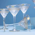 Golden Martini Glass Set