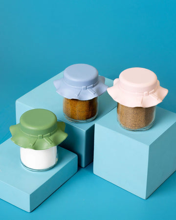 Classic Lid Spice Jars 3pcs Set