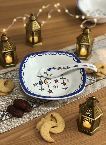 Ramadan Porcelain Bowl Set 12 Pcs