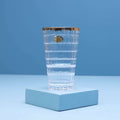 Golden Twin Gilded Glasses Set