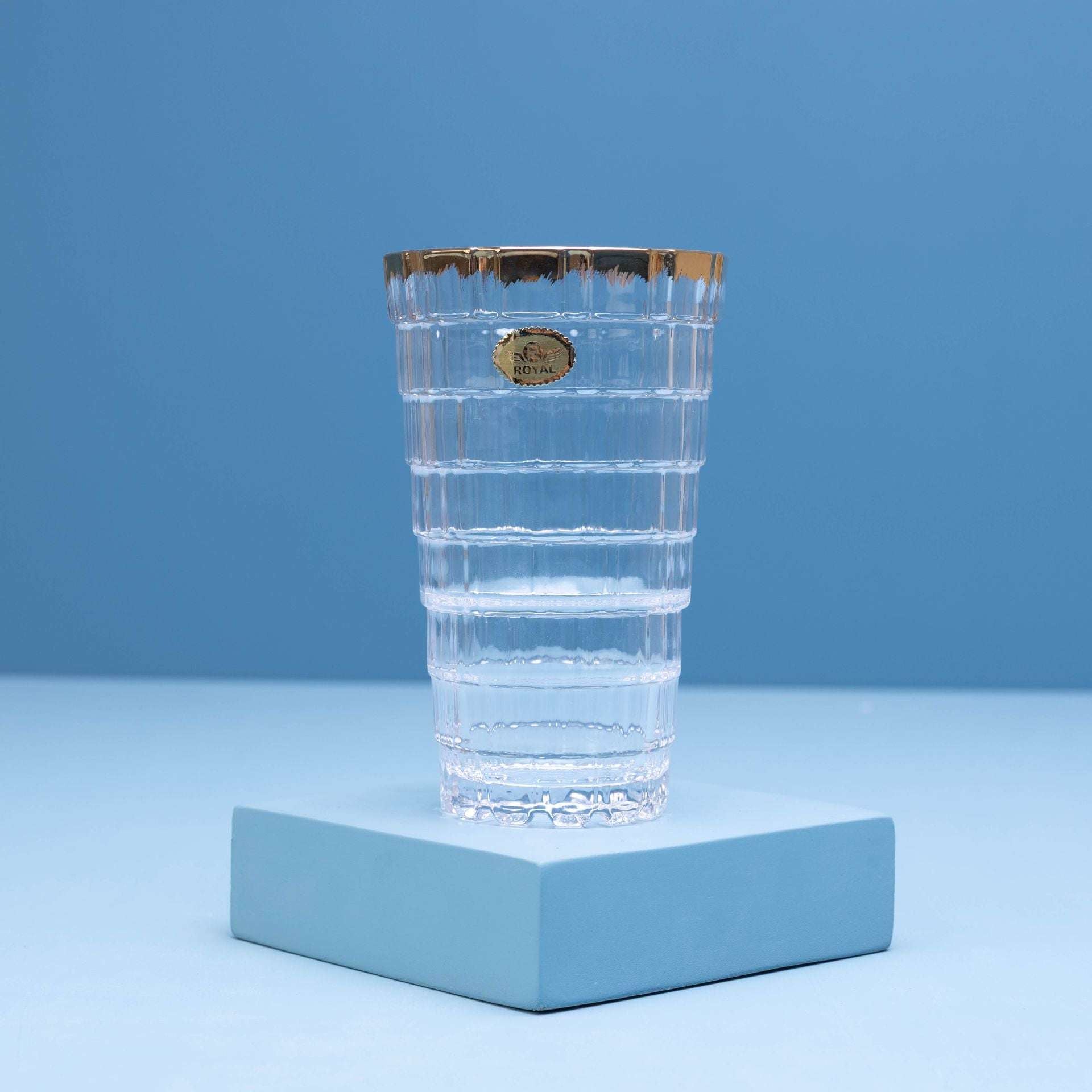 Golden Twin Gilded Glasses Set