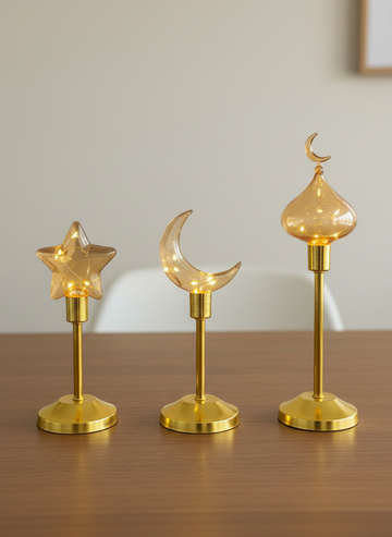 مجموعة أضواء رمضان المتلألئة