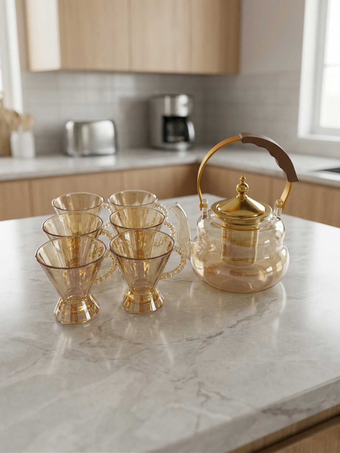 8-Pieces Orlina Tea Set