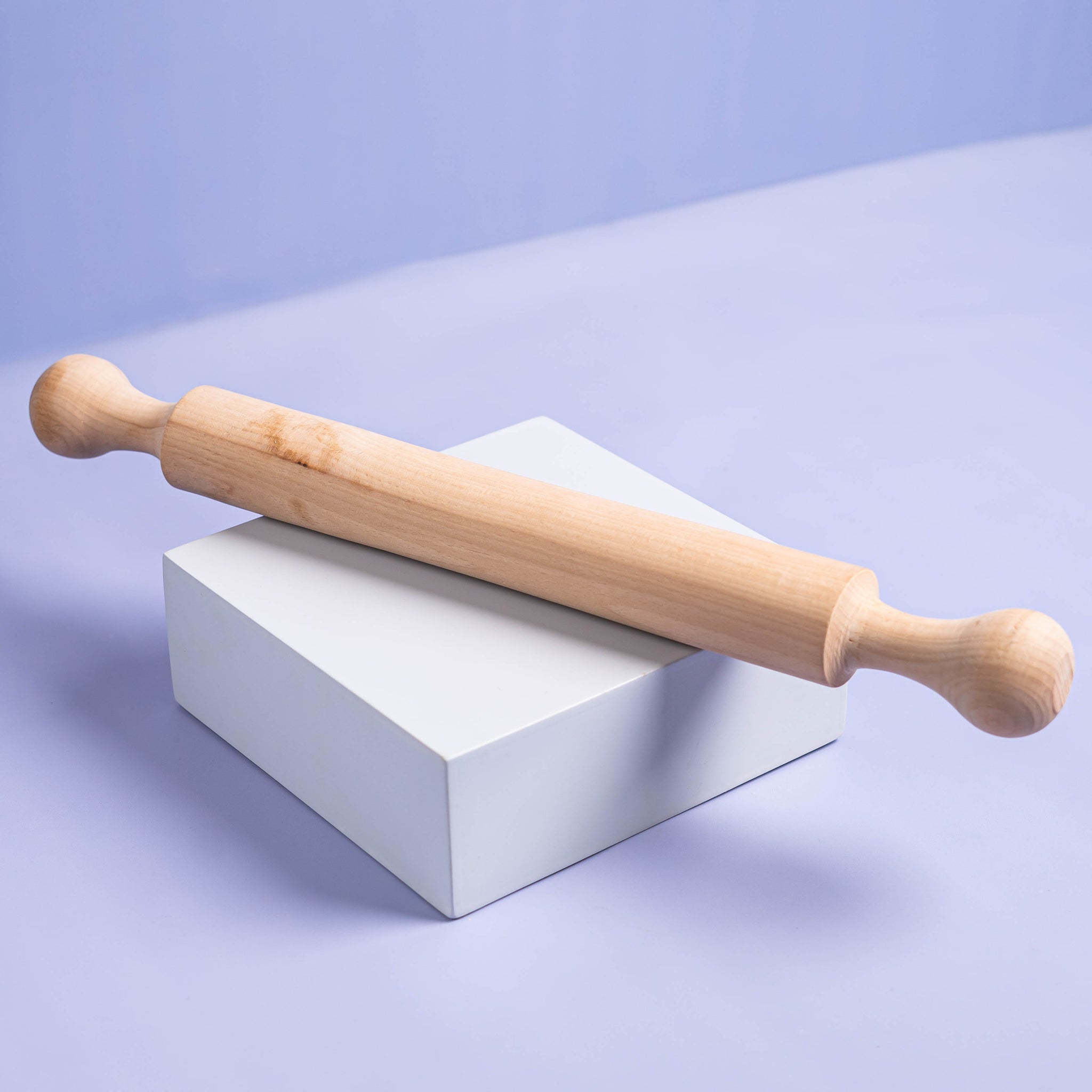 Wooden dough roller