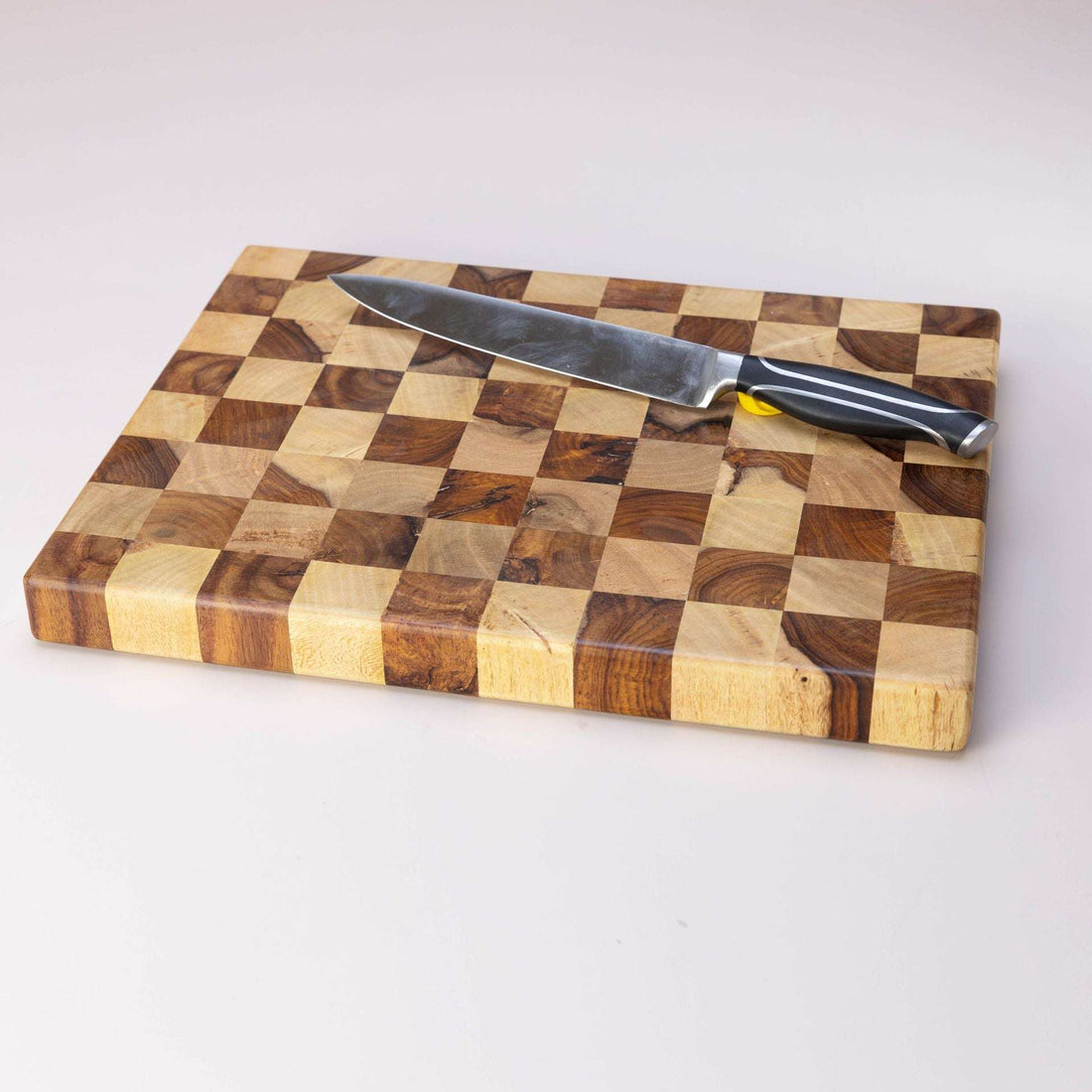 Checkered Elegance Cutting Board