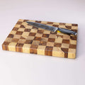 Checkered Elegance Cutting Board