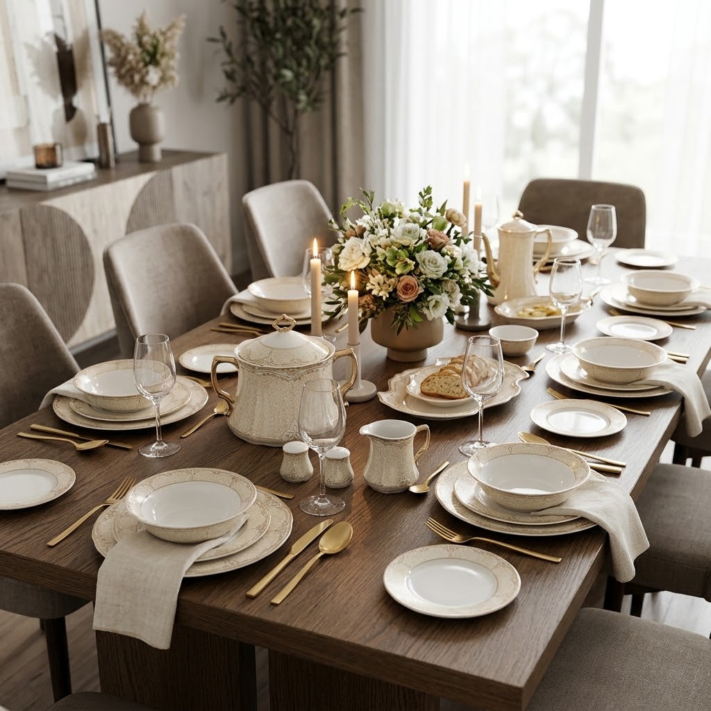 62-Pieces Grand Heritage Dinnerware