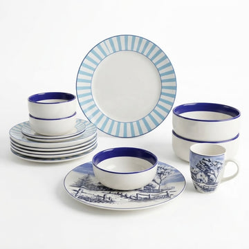 Country Nautical Dinnerware Set