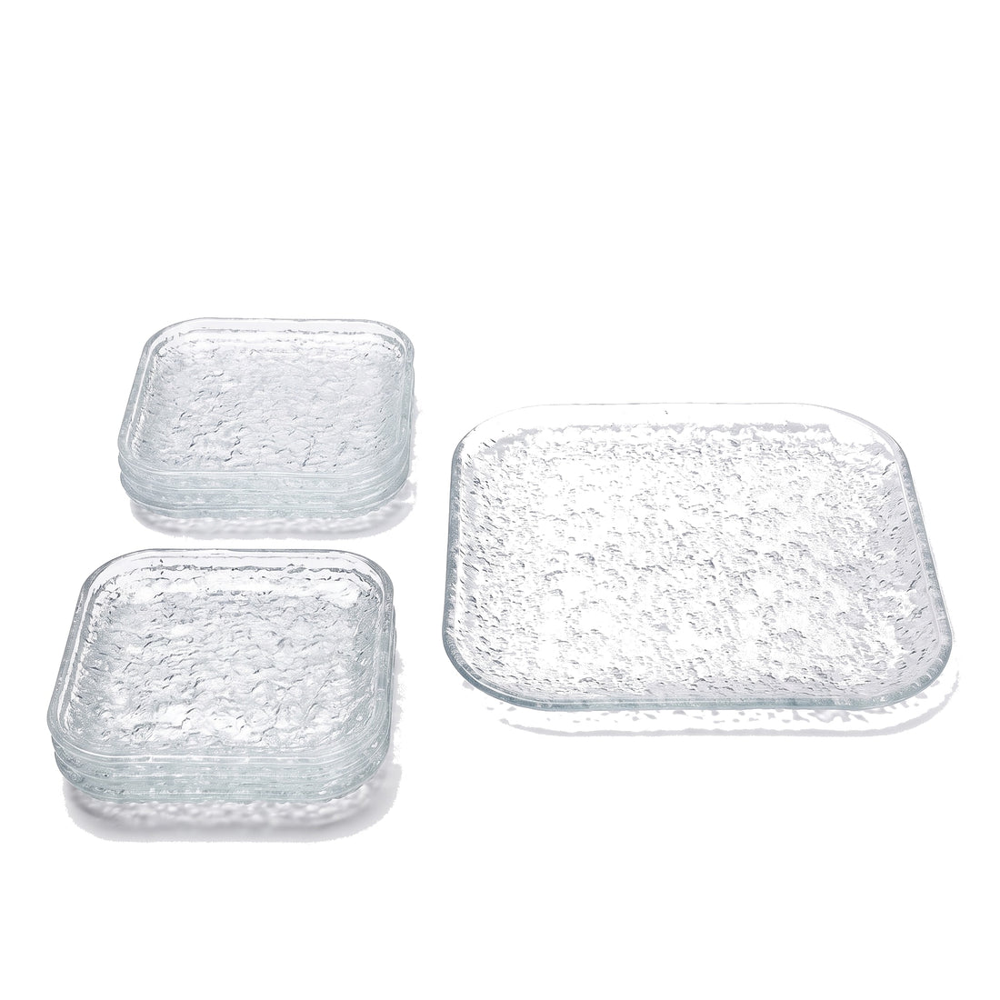 HP-AI-white 7-Pieces Desert Plates Set