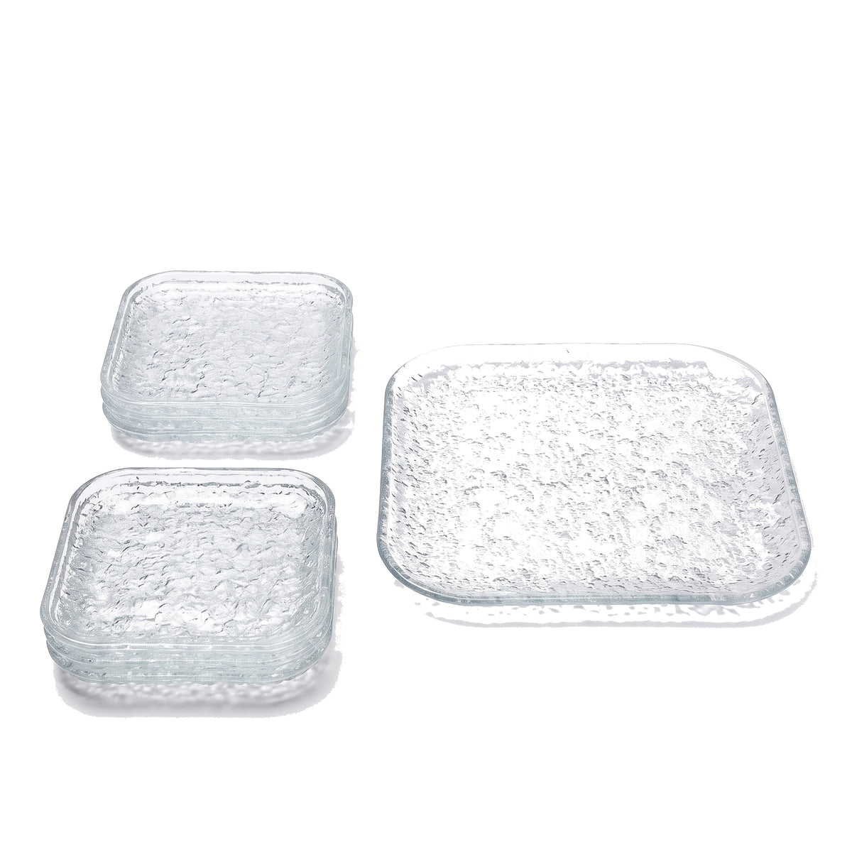 HP-AI-white 7-Pieces Desert Plates Set