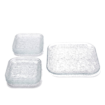 HP-AI-white 7-Pieces Desert Plates Set