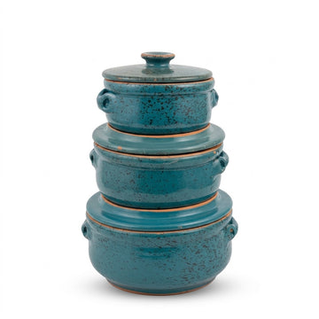 Oceanic Glow Pottery Casserole