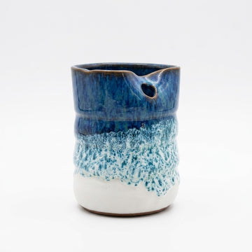 Blue Wave Pottery Mug