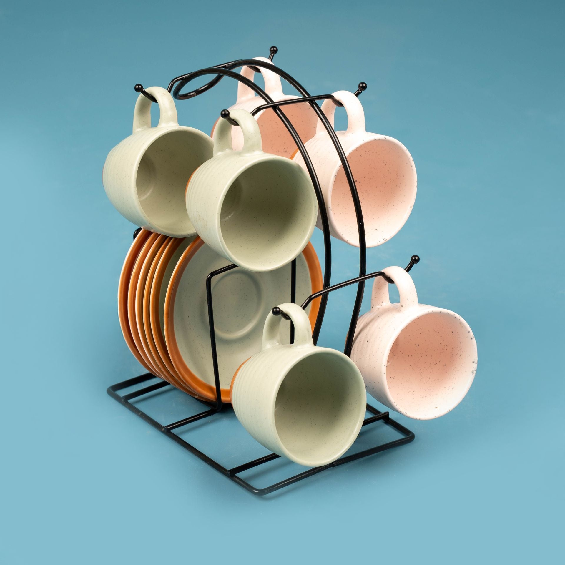 ClayTon Striped Coffee Set