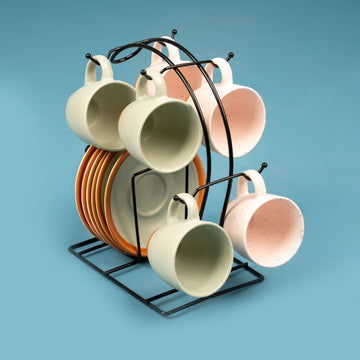 ClayTon Striped Coffee Set