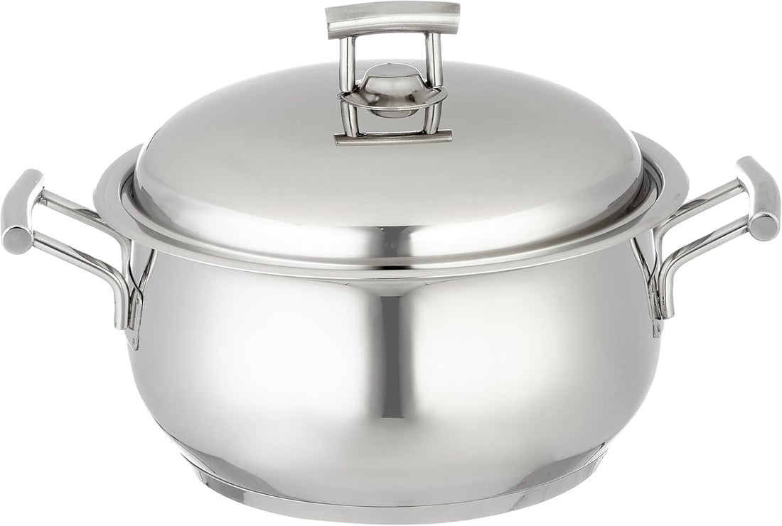 Silver Star Platinum Handle (Bombay) 10 Piece Cookware Set