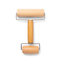 HP-AI-white Wooden Rolling Pin