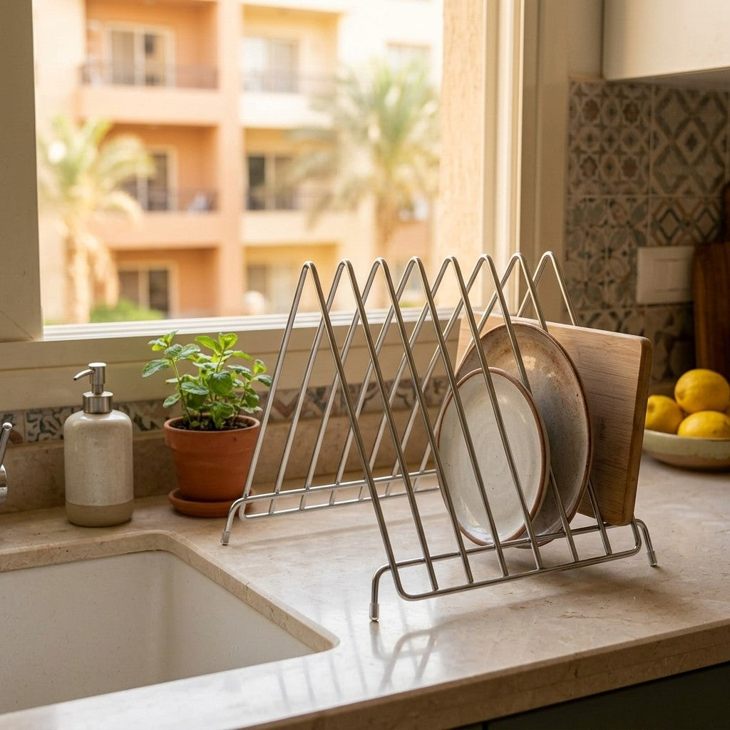 HP-AI-lifestyle Stainless Steel Dish & Tray Rack