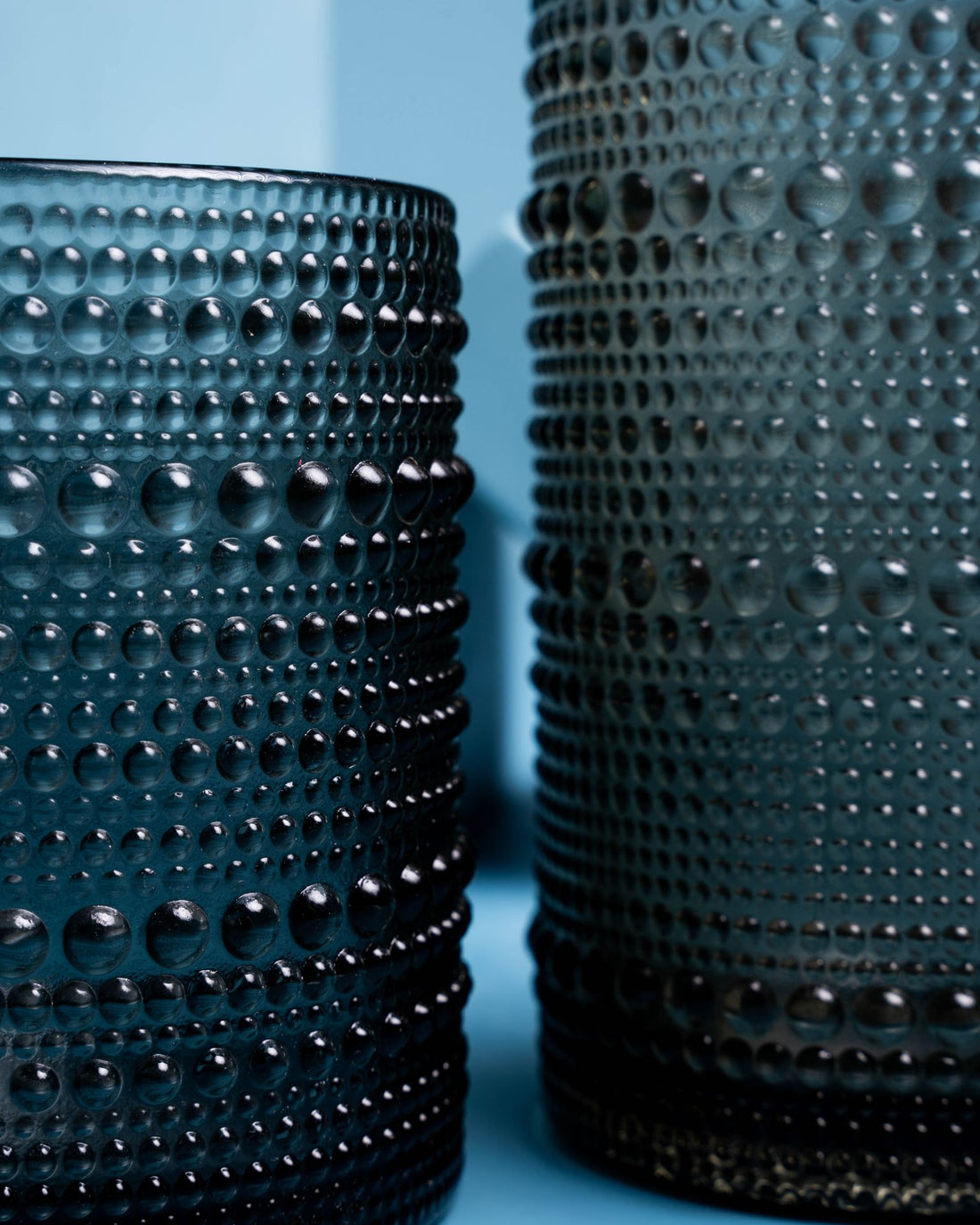 Dotline Glass Cup - Black