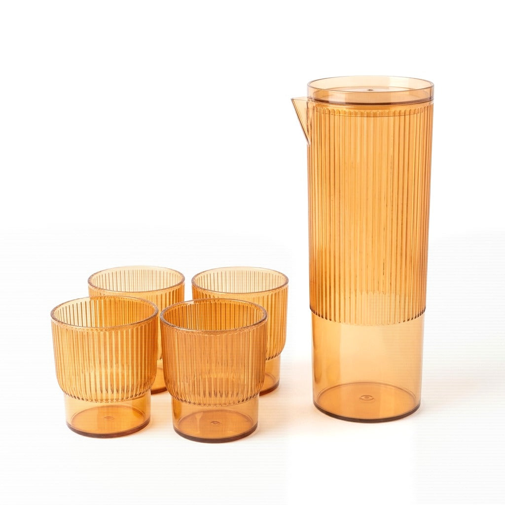 HP-AI-variant Sip, Pour, Repeat Jug & Cups Set — Honey