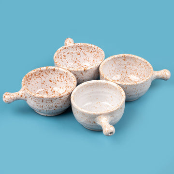 Pottery Soup Bowl White