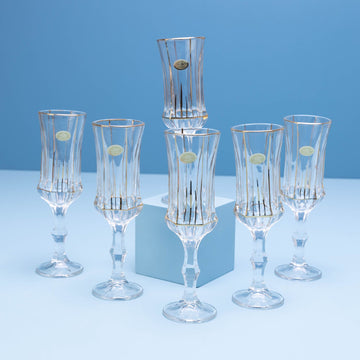 Golden Flare Crystal Tall Set