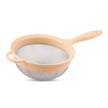 HP-AI-white Plastic Mesh Strainer 20 cm