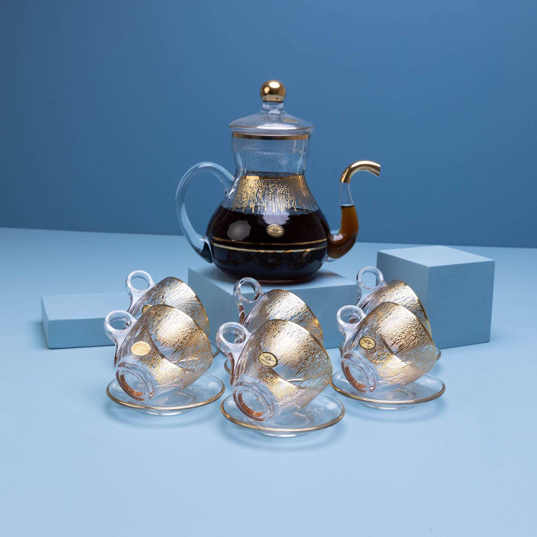 Golden Veil Tea Set