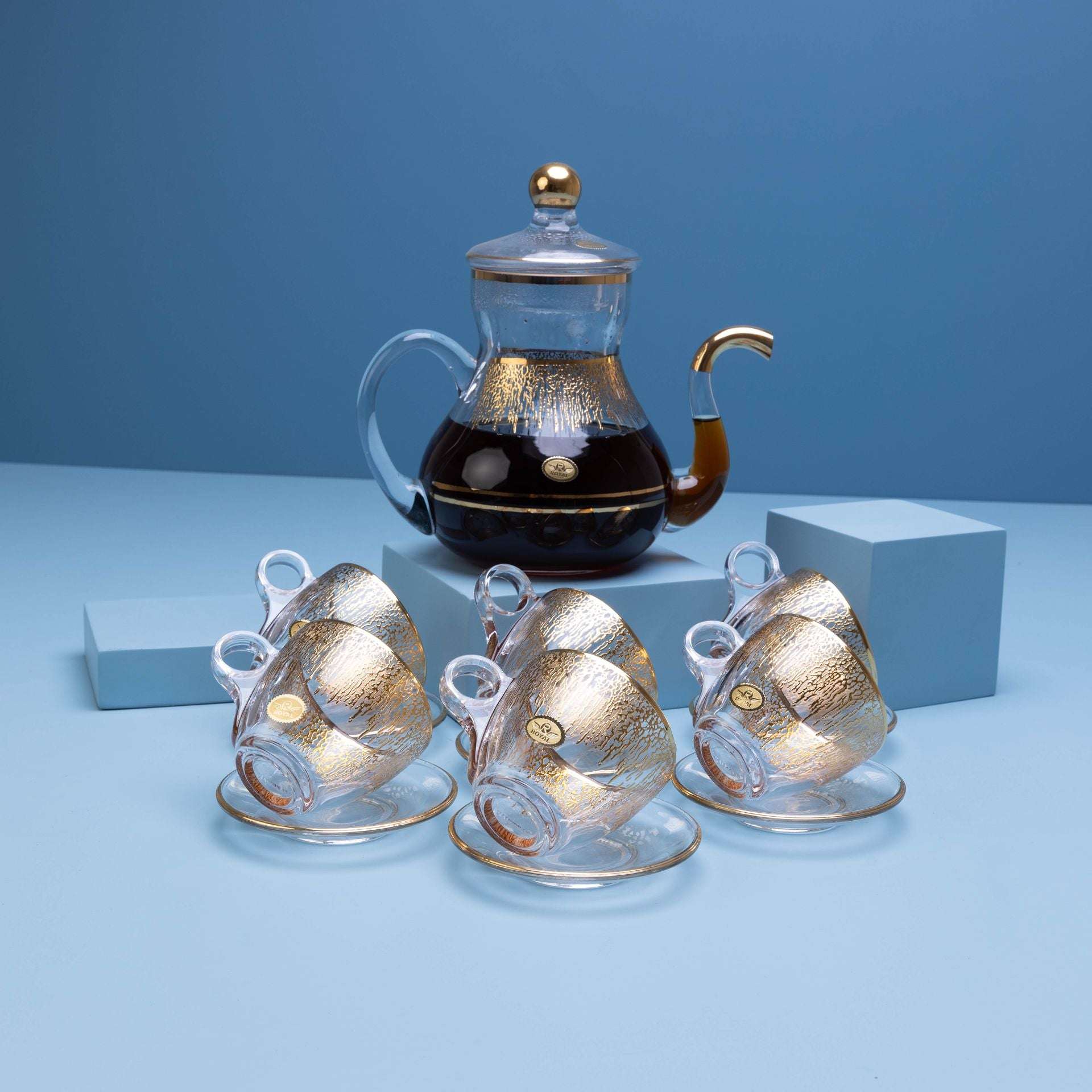 Golden Veil Tea Set