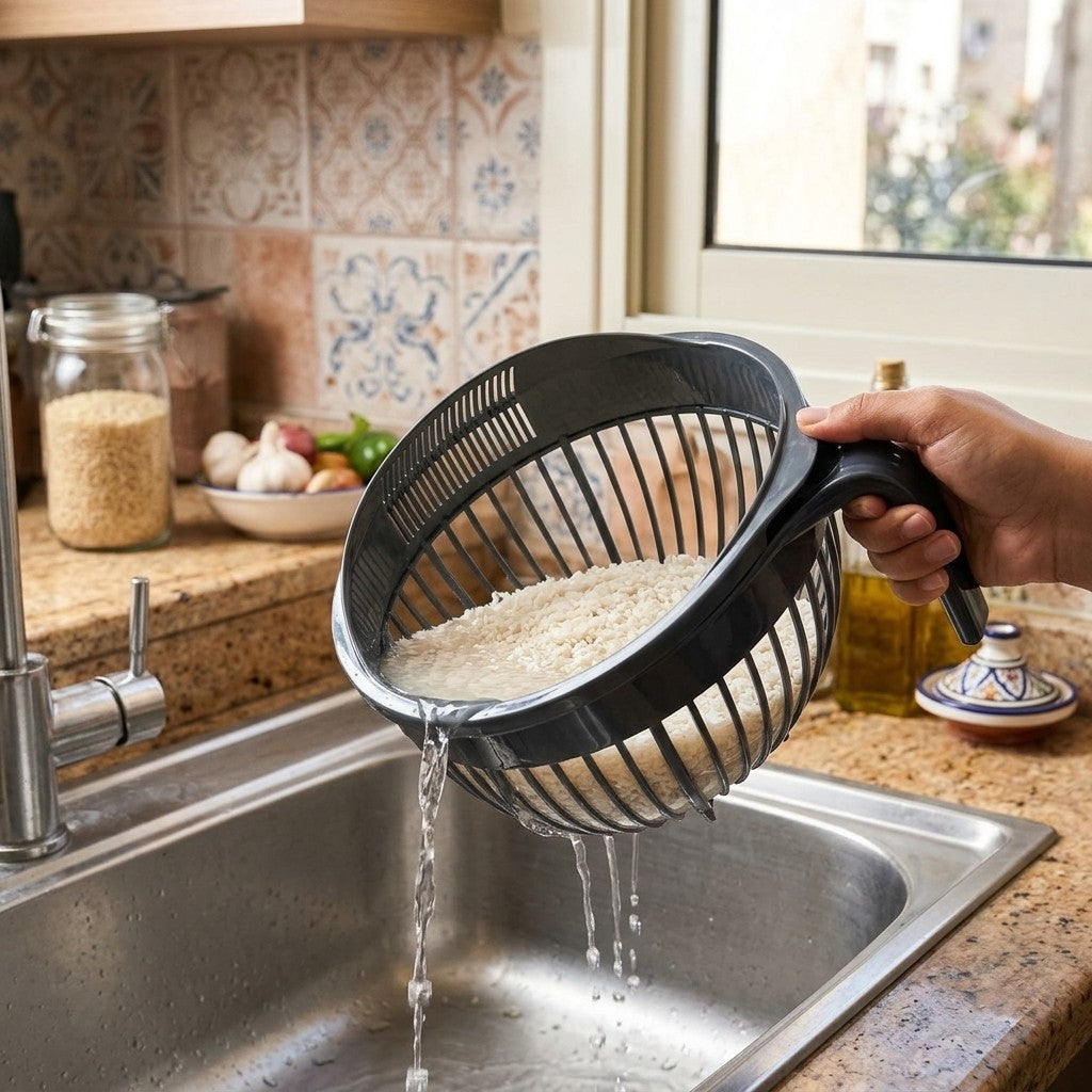 HP-AI-lifestyle Rice Draining Rice Strainer 3 L